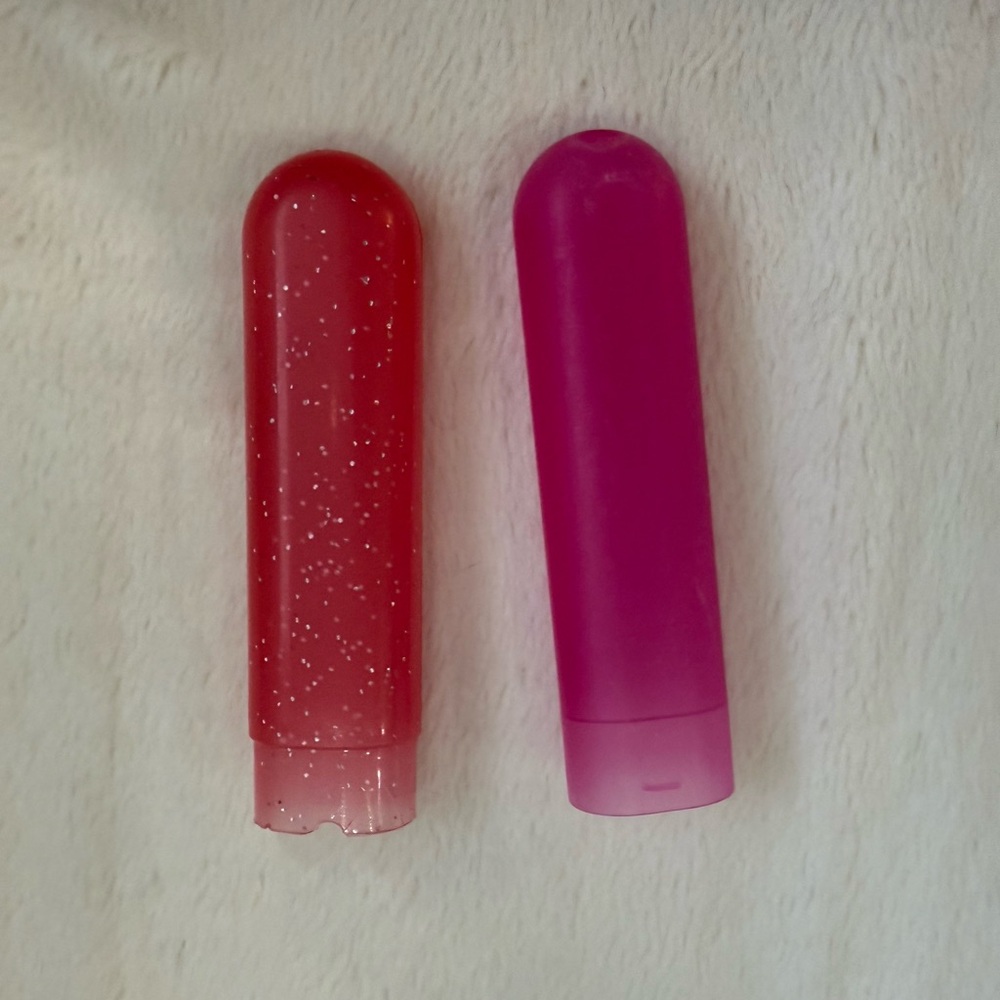 Bundle of Two Pink Toothbrush Covers